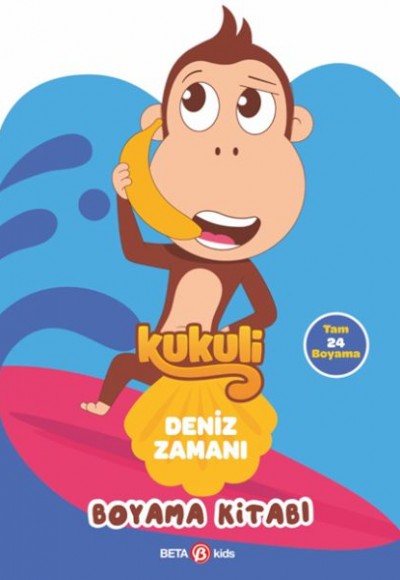 Kukuli Deniz Zamanı Boyama Kitabı