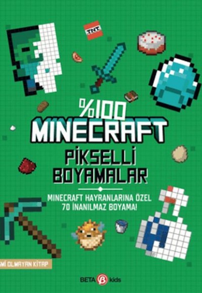 %100 Minecraft Pikselli Boyamalar