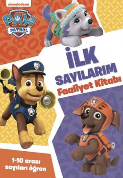 Paw Patrol - İlk Sayılarım Faaliyet Kitabı