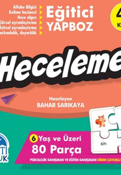 Heceleme - Eğitici Yapboz