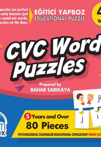 Cvc Word Puzzles - Eğitici Yapboz