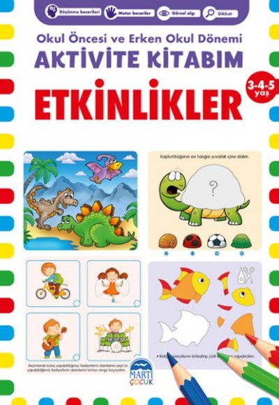 Etkinlikler Aktivite Kitabım 3-4-5 Yaş