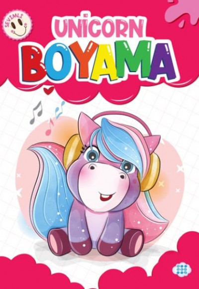 Sevimli Unicorn Boyama