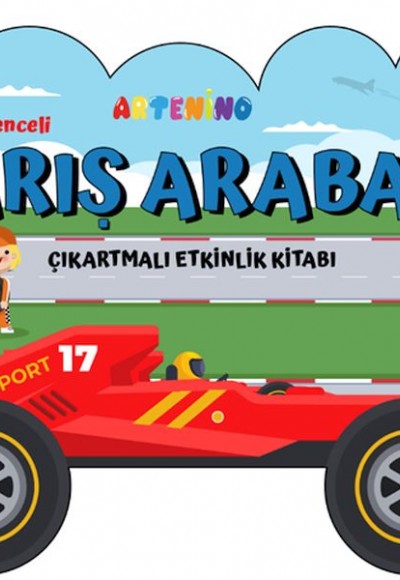 Taşıtlar Serisi - Yarış Arabası Çıkartmalı Etkinlik Kitabı