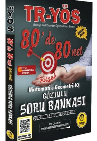 Tasarı  2025 TR YÖS Matematik-Geometri-IQ 80 De 80 Net