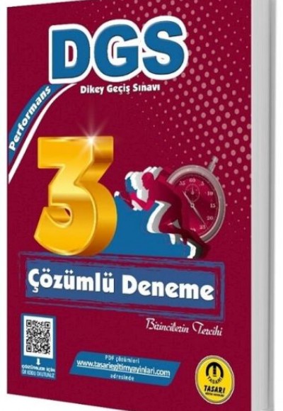 Tasarı Yayınları 2025 DGS Performans Çözümlü 3 Deneme