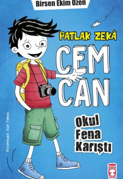 Patlak Zekâ Cemcan - Okul Fena Karıştı (Fleksi Cilt)