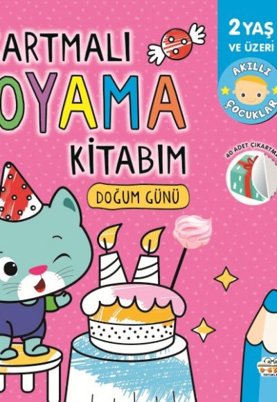 Çıkartmalı Boyama Kitabım Doğum Günü