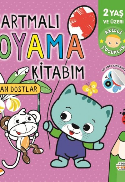 Çıkartmalı Boyama Kitabım Hayvan Dostlar