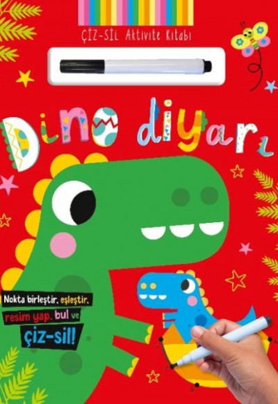 Çiz – Sil Aktivite Kitabı Dino Diyarı