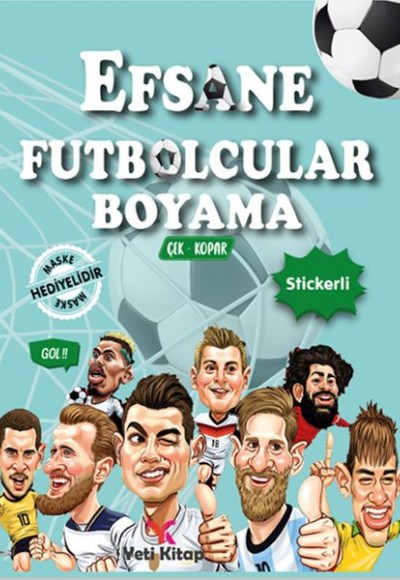 Efsane Futbolcular Boyama Kitabı