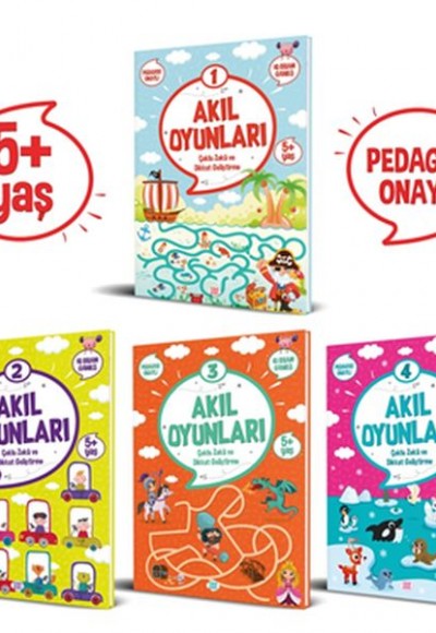 Akıl Oyunları Serisi (5+ Yaş) (4 Kitap Takım)