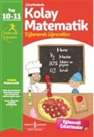 Çıkartmalarla Kolay Matematik (10-11 Yaş)