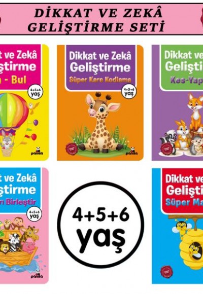 Dikkat ve Zekâ Geliştirme Seti (4+5+6 Yaş)