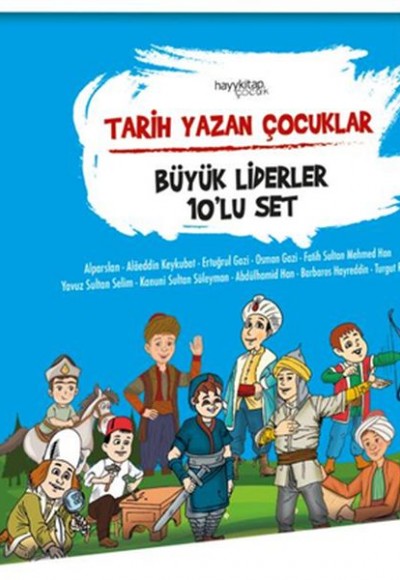 Tarih Yazan Çocuklar - Büyük Liderler Seti - 10 Kitap Takım