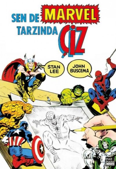 Sen De Marvel Tarzında Çiz