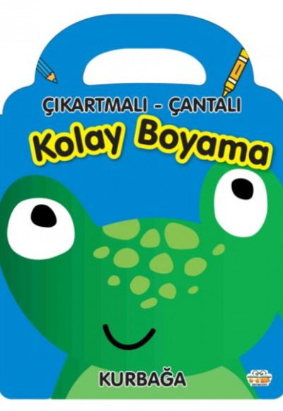 Kurbağa - Çıkartmalı-Çantalı Kolay Boyama