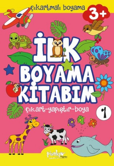 Çıkartmalı İlk Boyama Kitabım 3+ Yaş-1