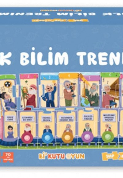 İlk Bilim Trenim - Cırt Cırtlı Yapboz ve Kitap Seti