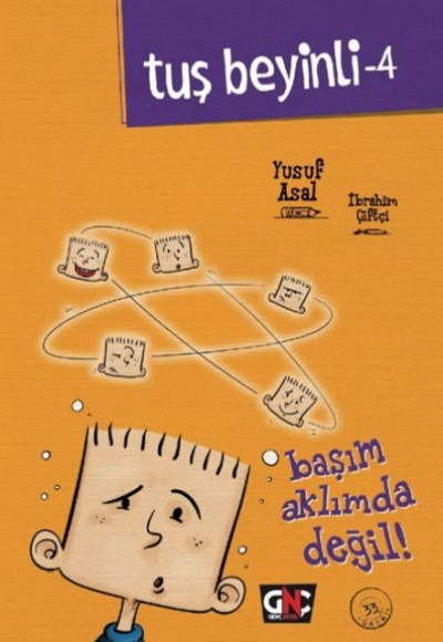 Tuş Beyinli 4 - Başım Aklımda Değil (Ciltli)