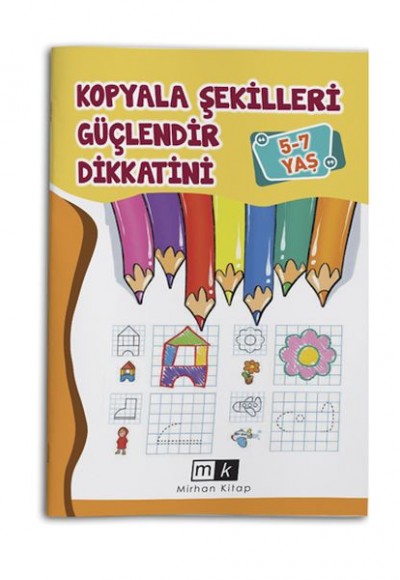 Kopyala Şekilleri Güçlendir Dikkatini 5-7 Yaş