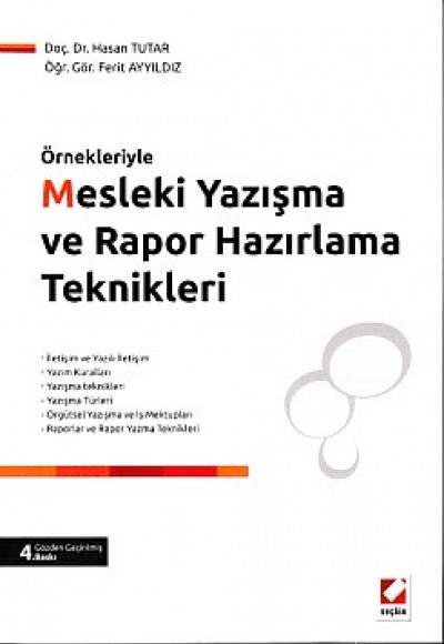 Mesleki Yazışma ve Rapor Hazırlama Teknikleri