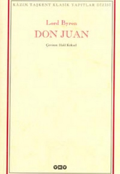 Don Juan (Ciltli)