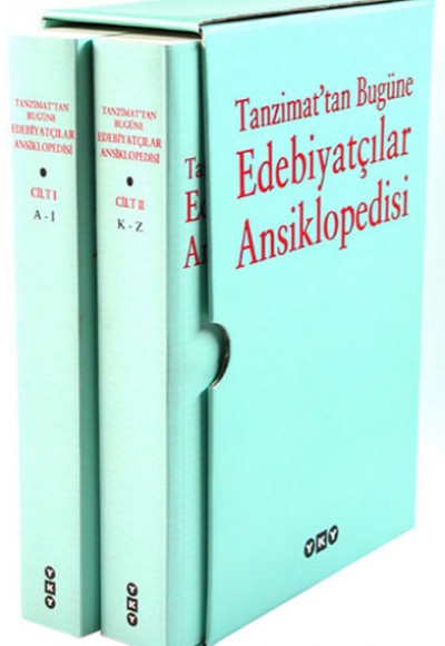 Tanzimattan Bugüne Edebiyatçılar Ansiklopedisi (Özel Kutulu 2 Cilt) (büyük boy)