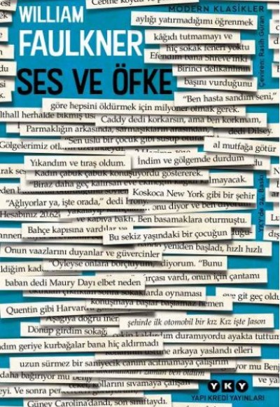 Ses ve Öfke - Modern Klasikler