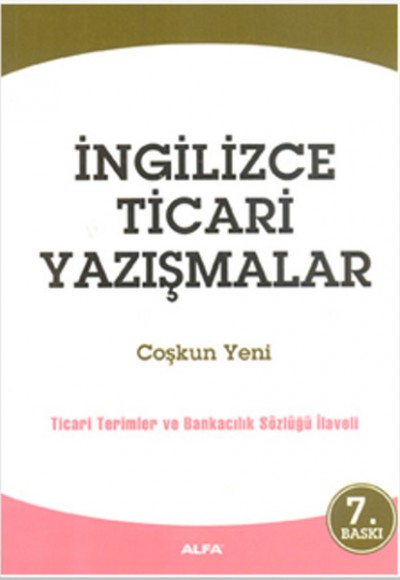 İngilizce Ticari Yazışmalar