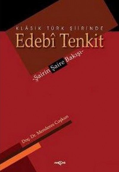 Klasik Türk Şiirinde Edebi Tenkit