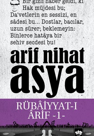 Rübaiyyat-ı Arif 1