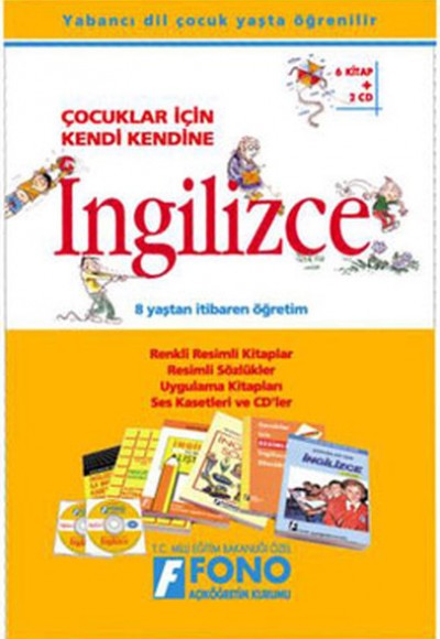 Çocuklar İçin İngilizce (4 Kitap + 3 CD)