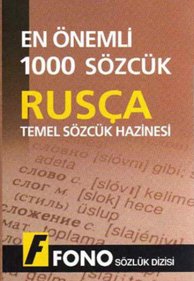 En Önemli 1000 Sözcük Rusça  Temel Sözcük Hazinesi