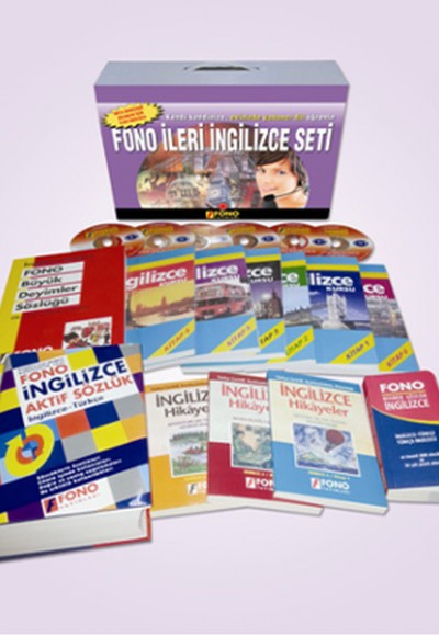 Fono İleri İngilizce Seti 12 Kitap 6 Cd