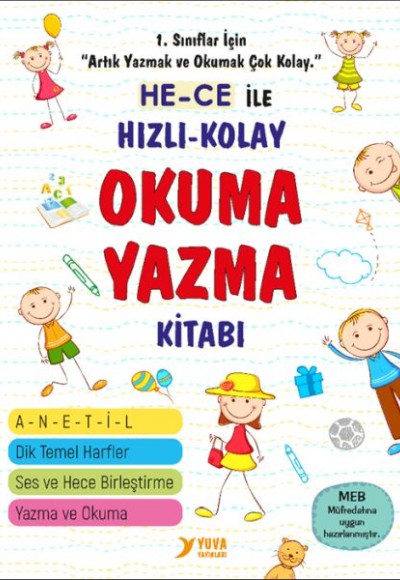 Hece ile Hızlı Kolay Okuma Yazma Kitabı