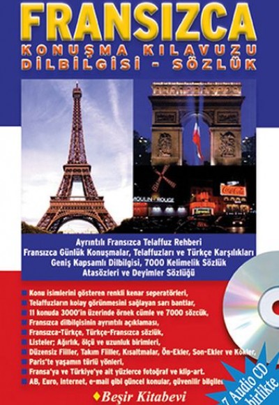 Fransızca Konuşma Kılavuzu Dilbilgisi - Sözlük (CD'li)