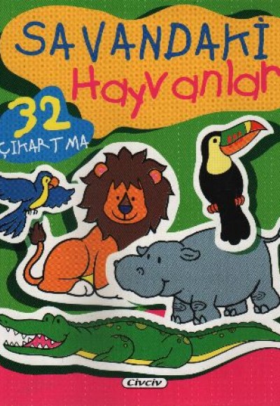 Savandaki Hayvanlar (32 Çıkartma)