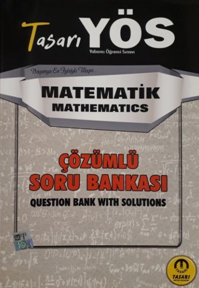 Tasarı YÖS Matematik Çözümlü Soru Bankası 2020 (Yeni)