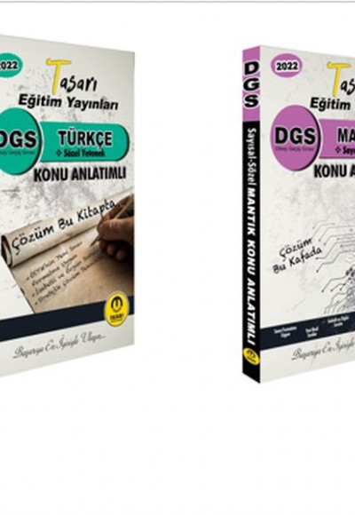 Tasarı DGS Konu Anlatımı 4'lü Set