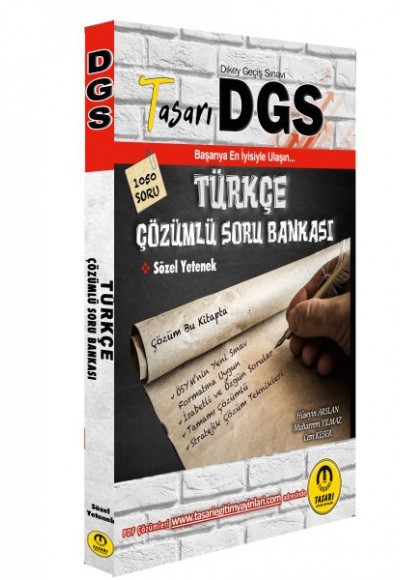 Tasarı DGS Türkçe Çözümlü Soru Bankası