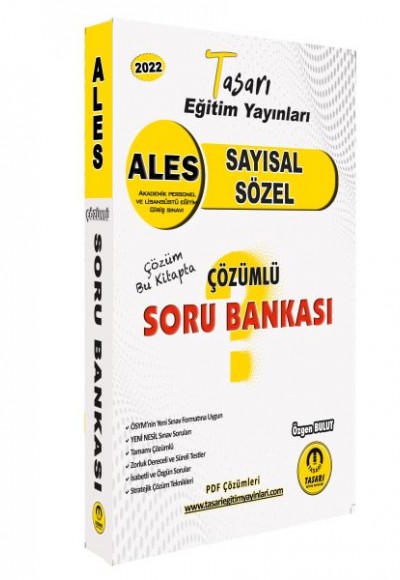 Tasarı Ales Sayısal-Sözel Çözümlü Soru Bankası