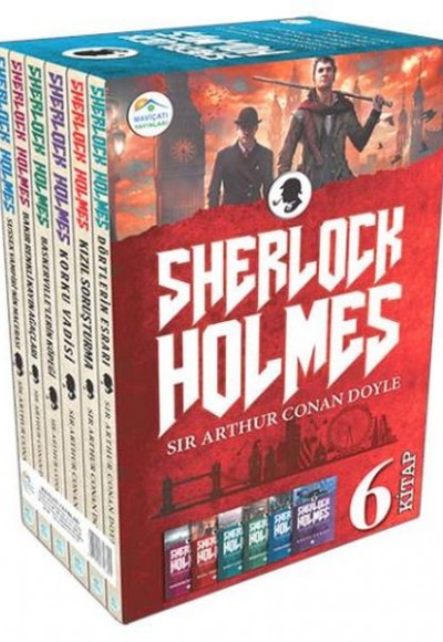 Sherlock Holmes 6 Kitap Takım Kutulu